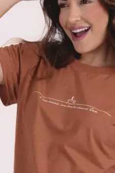 Pijama Feminino T-Shirt