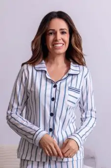 PIJAMA AMERICANO FEMININO DE INVERNO - Código 983-225